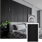 HEMVI™ Premium Acoustic Slat Panel — Natural Oak