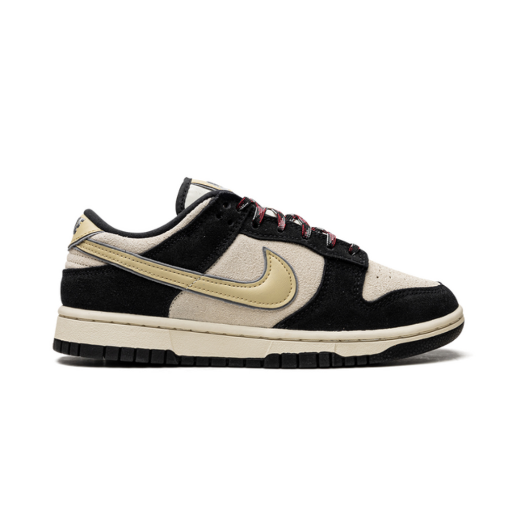Court Low LX Black Suede Classic Team Gold