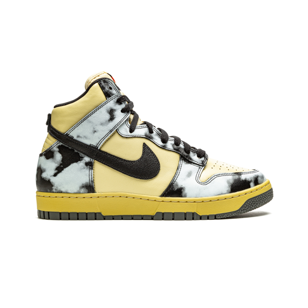 Court High Black Acid Wash