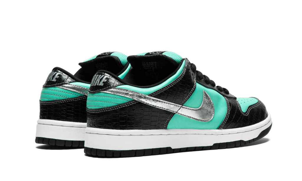 Skate Court Low Diamond Supply Co. Aqua Blue