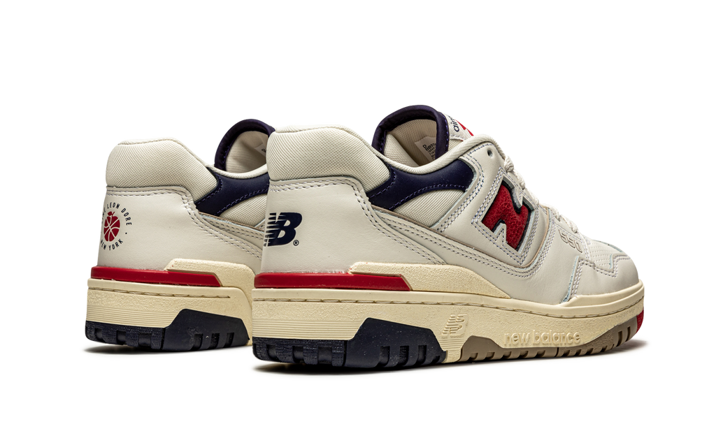Court 550 Aime Leon Dore White Navy Red