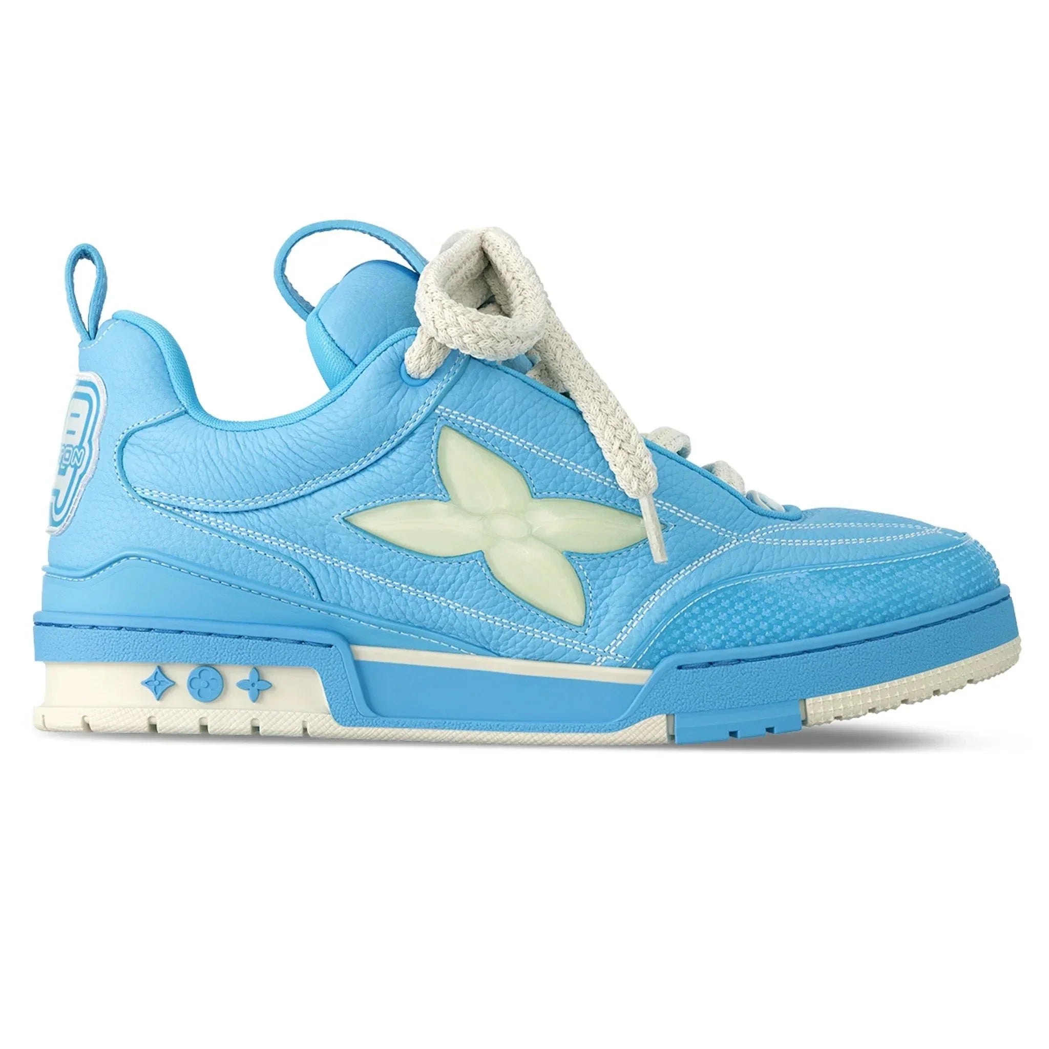 Skate Monogram Trainer Baby Blue Sneaker