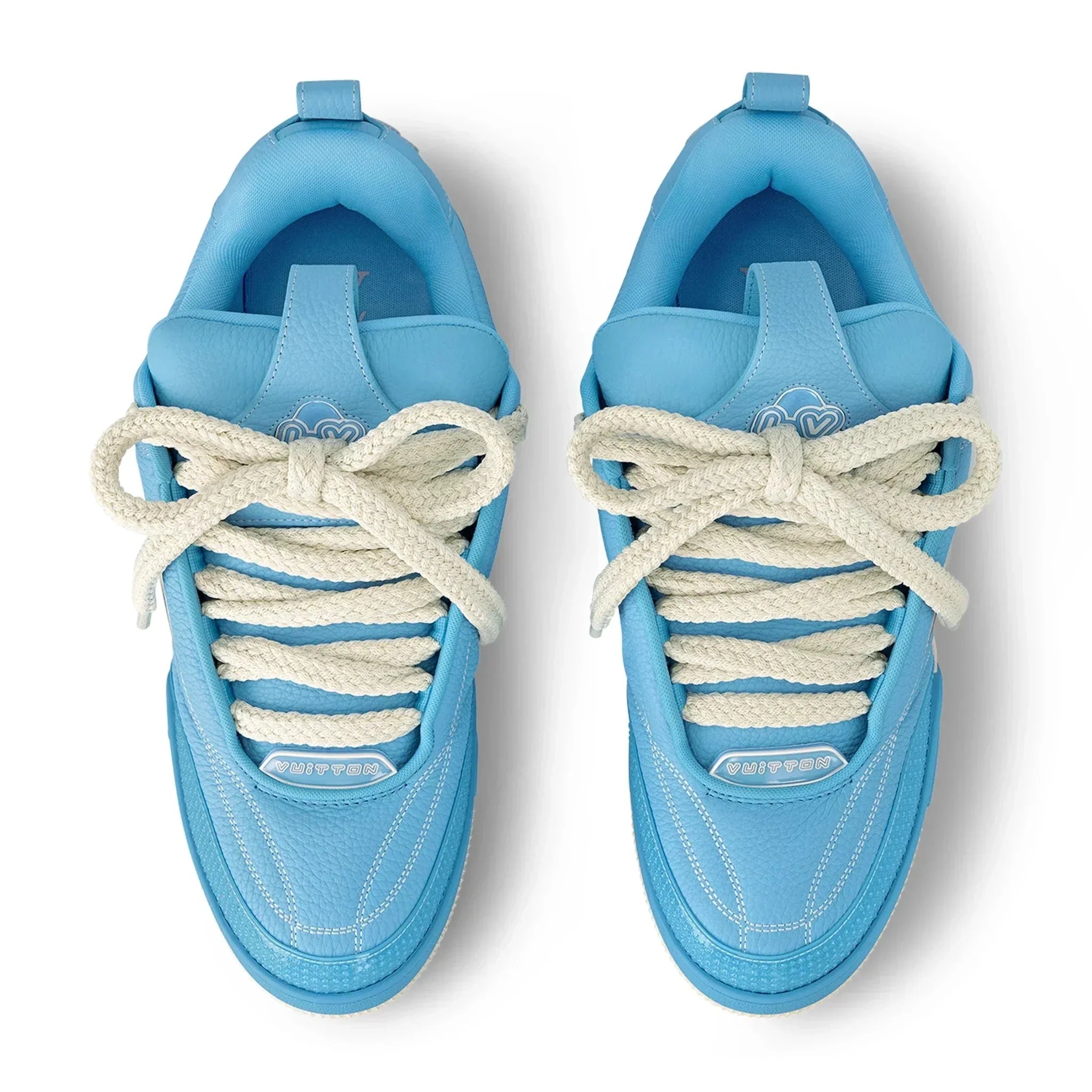Skate Monogram Trainer Baby Blue Sneaker
