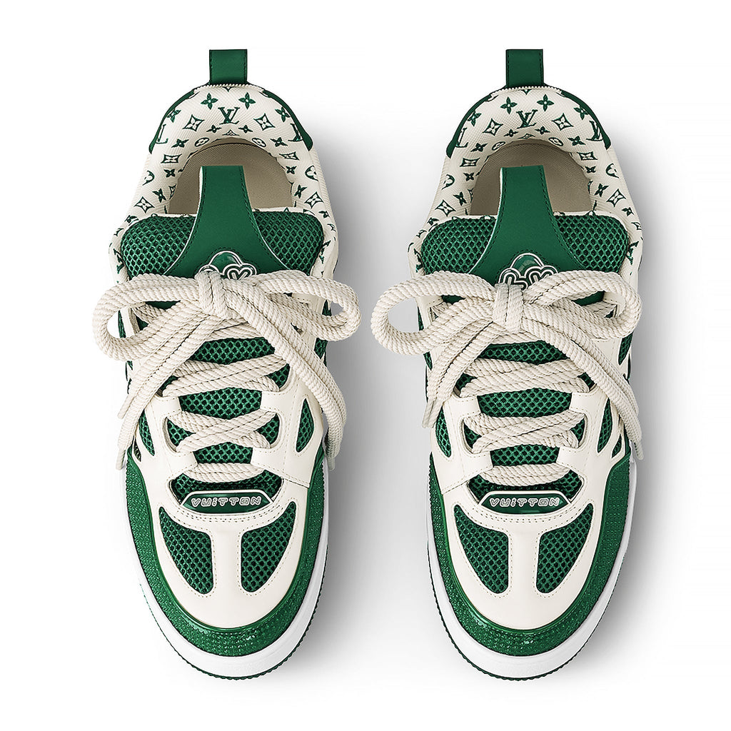 Skate Monogram Trainer Green Sneaker