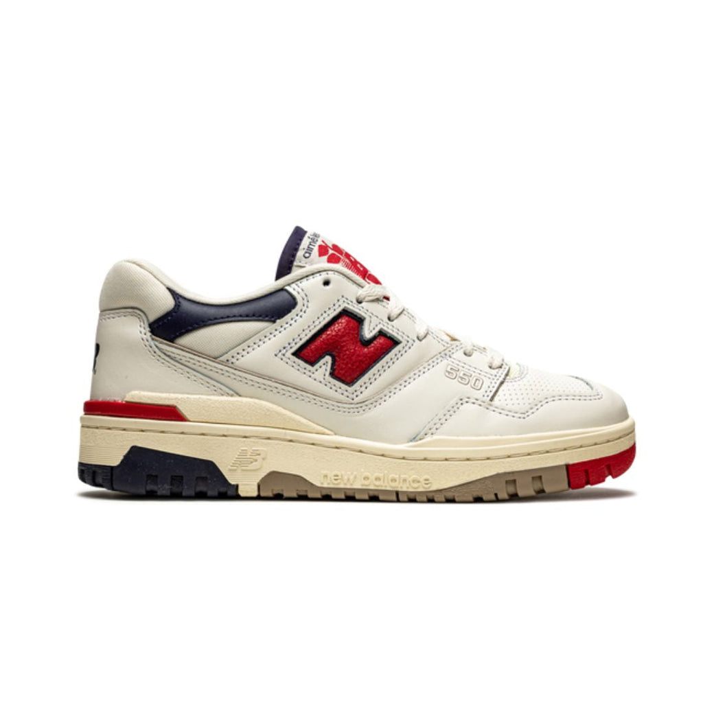 Court 550 Aime Leon Dore White Navy Red