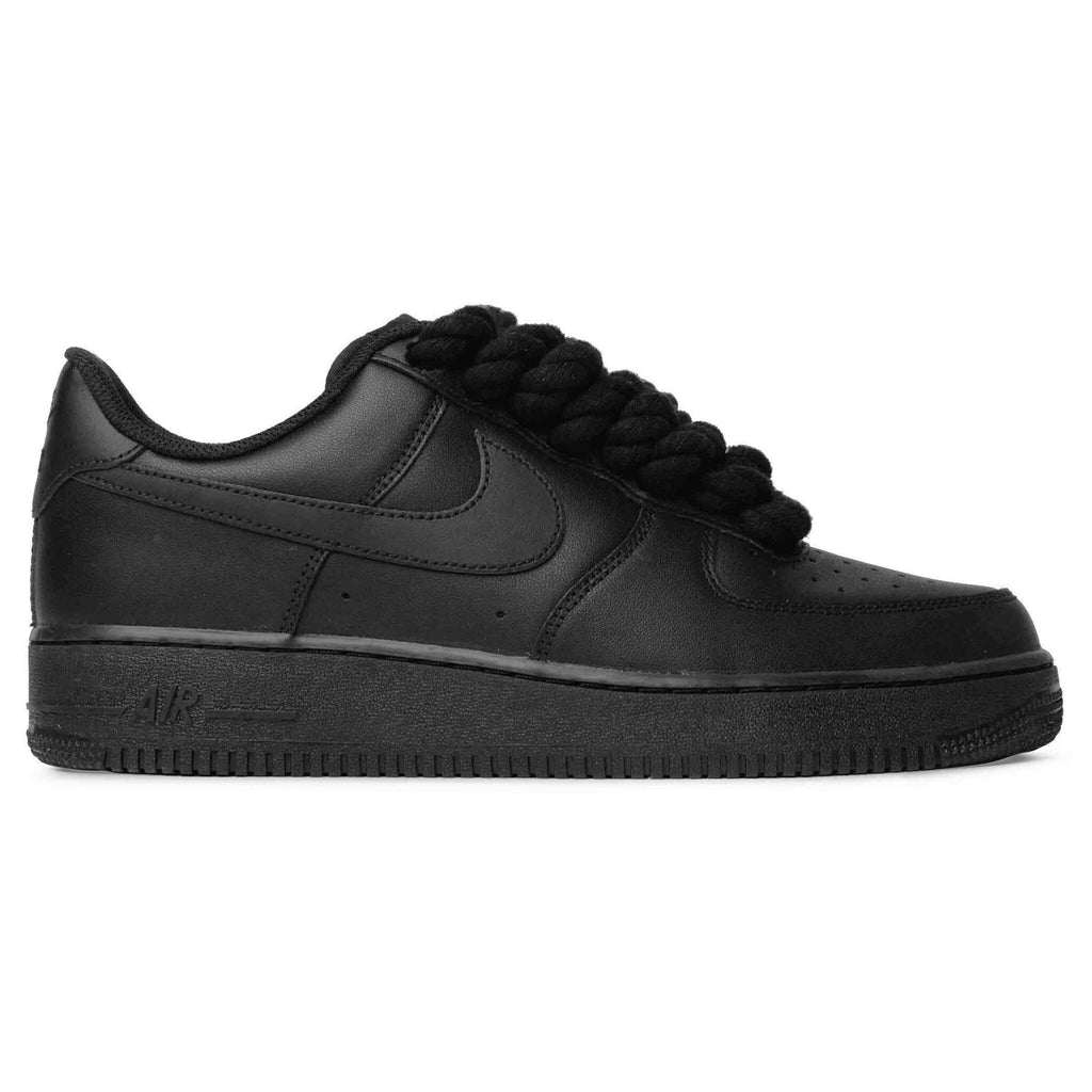 Classic Court 1 Low Rope Lace Black