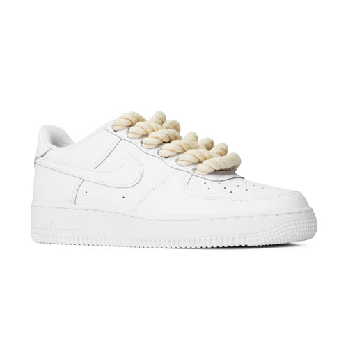 Classic Court 1 Low Rope Lace White Cream (GS)