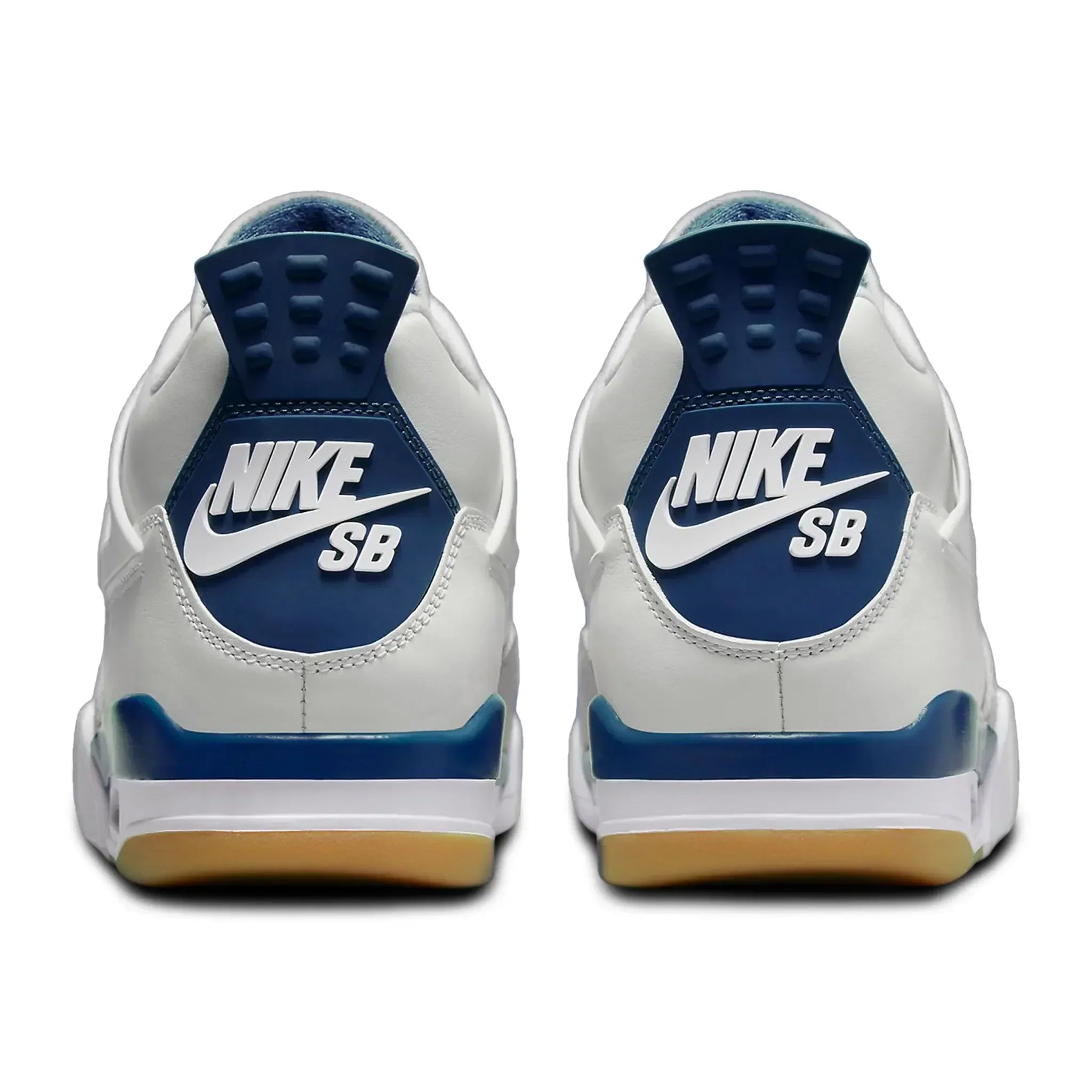 Skate x Retro 4 White Navy
