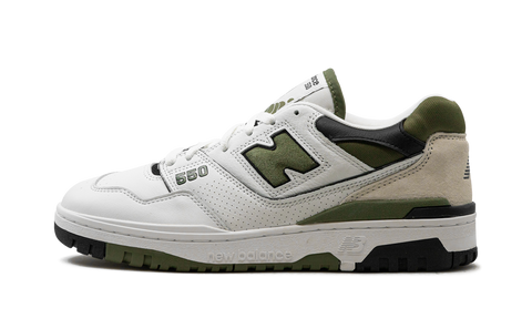 Court 550 White / Dark Olivine