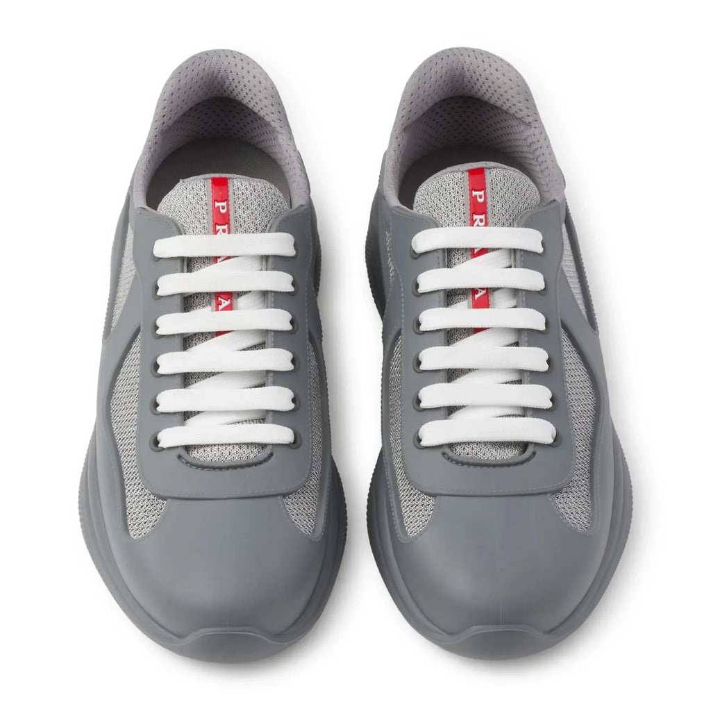 Americas Cup Soft Rubber And Bike Fabric Steel Grey Sneaker