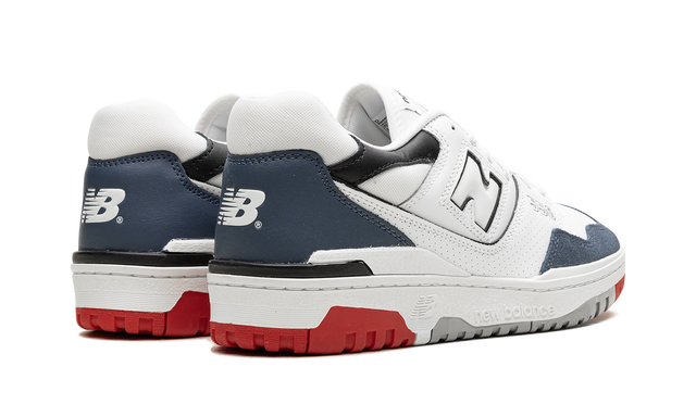 Court 550 White Navy Red