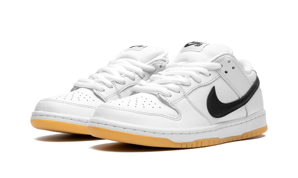 Skate Court Low Orange White Label Black