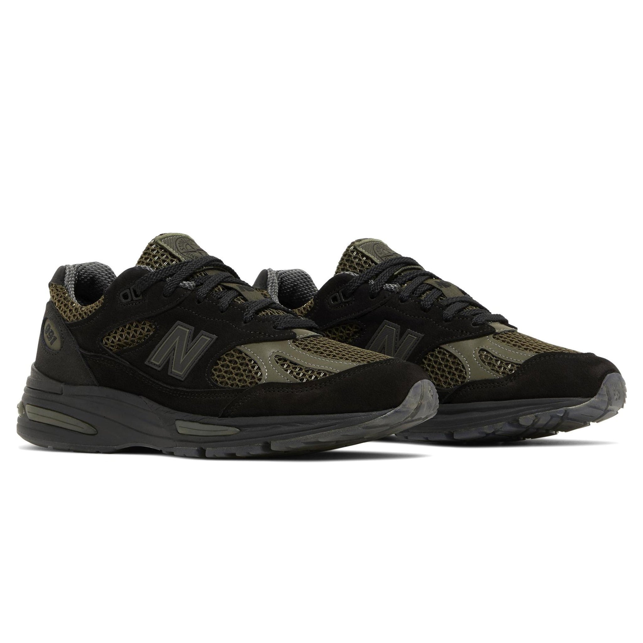 Stone Island x 991v2 MiUK Black Olive