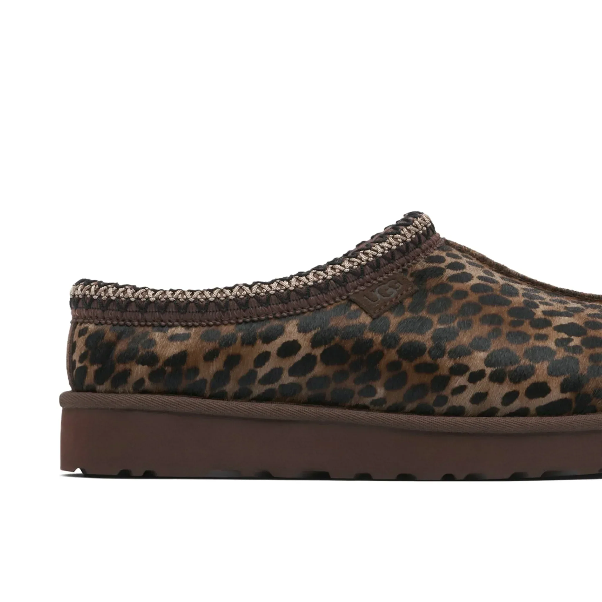 Tasman Caspian Burnt Cedar Cheetah Slippers (W)