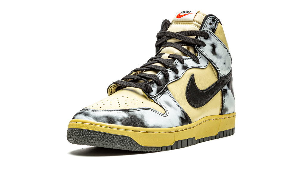 Court High Black Acid Wash