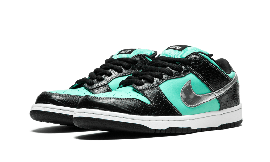Skate Court Low Diamond Supply Co. Aqua Blue